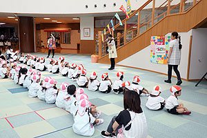 運動会がんばろうね！！　年少・年中・年長組