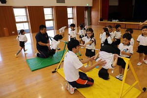 体操教室　鉄棒がんばったね‼　さくら