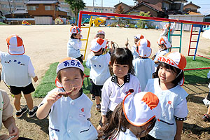 エンゼル畑でおいもほり　年少