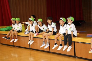 エンゼルホールで楽しい運動あそび‼　年長B・年中たんぽぽ
