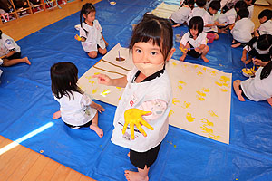 イチョウの木の制作　りす