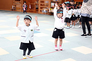 リズムフェスティバルの活動　年少Bチーム