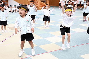 リズムフェスティバルの活動　年少Bチーム