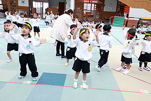 リズムフェスティバルの活動　年少Aチーム