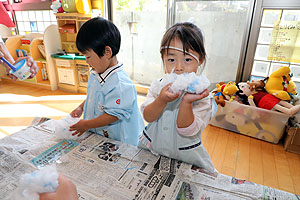お仕事体験ごっこ　ことり