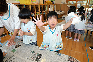 お仕事体験ごっこ　ことり