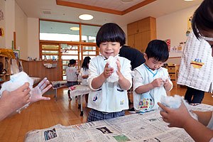 お仕事体験ごっこ　ことり