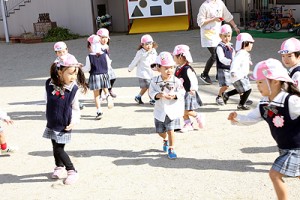 ころがしドッジボール　楽しかったね‼　うさぎ