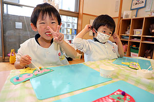 デコレーションの制作　こあら