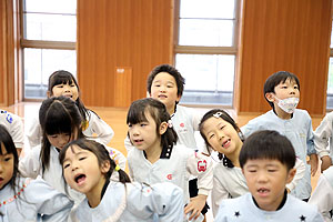 歌・カスタの予行が行われました　年長Aチーム