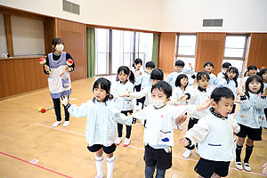 歌・カスタの予行が行われました　年長Aチーム