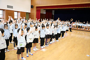 歌・カスタの予行が行われました　年長Aチーム