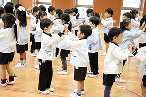 歌・カスタの予行が行われました　年長Aチーム