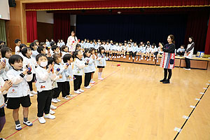 歌・カスタの予行が行われました　年長Aチーム