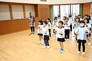 歌・カスタの予行が行われました　年長Aチーム