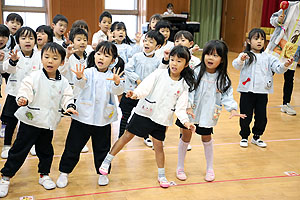 歌・カスタの予行が行われました　年長Aチーム