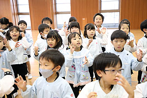 歌・カスタの予行が行われました　年長Aチーム