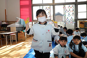 エンゼル幼稚園のお誕生日おめでとう　りす・ひよこ