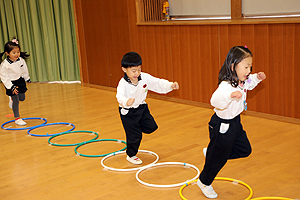 体操教室がんばったね　　さくら