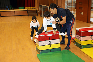 体操教室がんばったね　　さくら