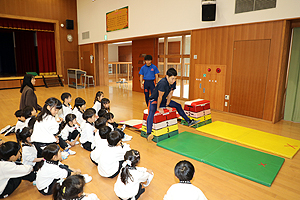 体操教室がんばったね　ひまわり