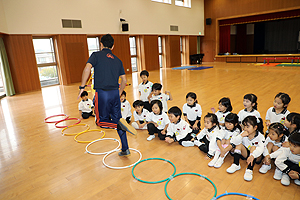 体操教室がんばったね　ひまわり