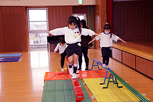 体操教室がんばったね　ひまわり