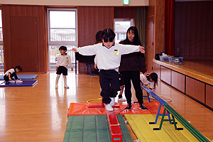 体操教室がんばったね　ひまわり