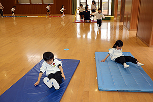 体操教室がんばったね　ひまわり