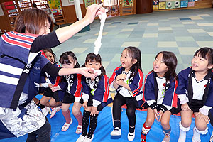 もちつき大会　うさぎ・りす・ことり