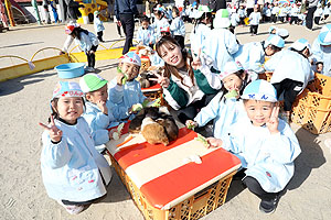 ふれあい動物園　たのしかったね　年少組