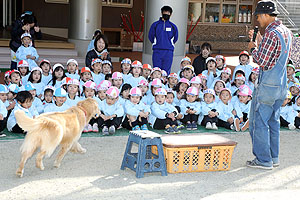 ふれあい動物園　たのしかったね　年少組