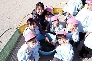 ふれあい動物園　たのしかったね　年中・ひよこ組