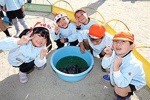 ふれあい動物園　たのしかったね　年長組