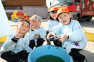 ふれあい動物園　たのしかったね　年長組