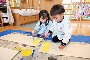 作品展の制作活動　ことり