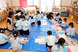 作品展の制作活動　ことり