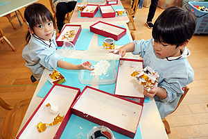 作品展の制作活動　ぱんだ