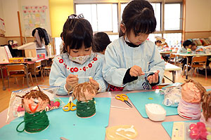 作品展の制作活動　ばら