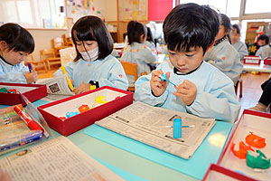 制作活動の様子　ぱんだ