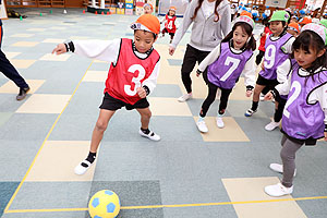 白熱！サッカー大会　NO.1　年長組