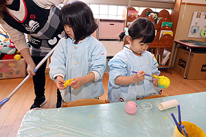 制作活動の様子　ぱんだ