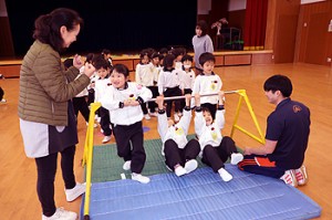 体操教室　楽しかったね　ひまわり