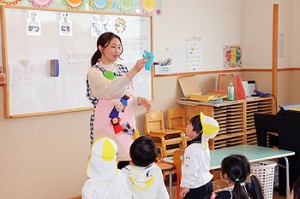 入園2日目の様子です　年少組