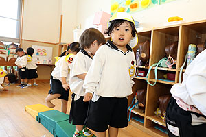 入園3日目の様子です　年少組