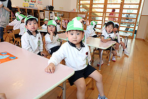 入園3日目の様子です　年少組