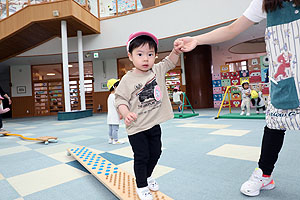 サーキット遊び楽しかったね　ひよこ・あひる