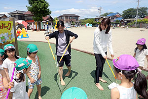 どろんこ遊びとシャボン玉に挑戦！　A・C