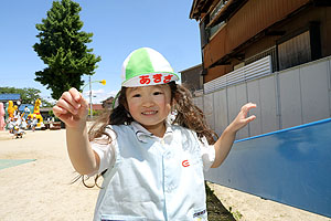 園庭遊びの様子　ぱんだ・こあら・うさぎ・ことり