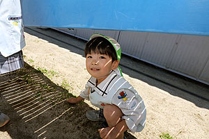 園庭遊びの様子　ぱんだ・こあら・うさぎ・ことり